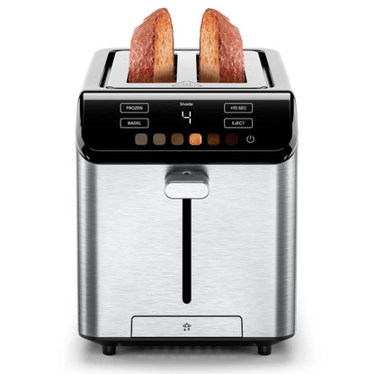 Smart Touch 2 Slice Digital Toaster with 6 Touchscreen Shade Settings – Stainless Steel