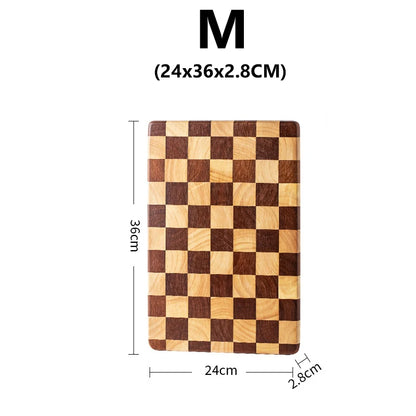 WXCOO Cutting Board Solid Wood Household Tray Mosaic Cutting Boards Wooden Cutting Board Mosaic Chopping Blocks Kitchenware