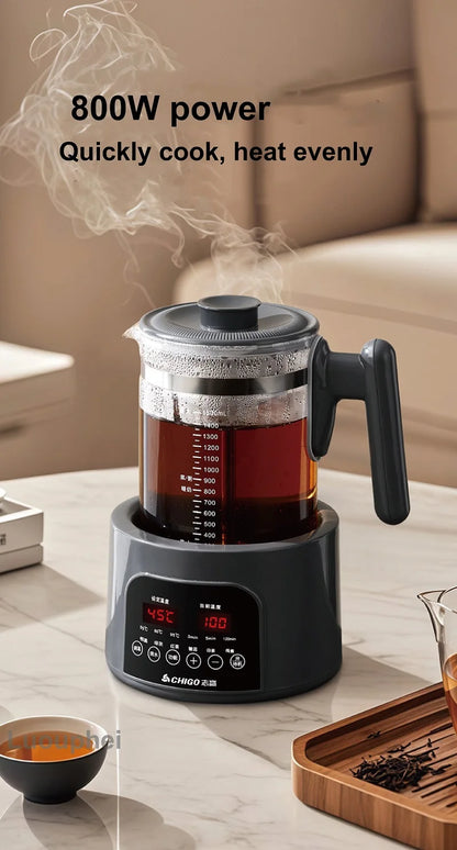 220V Health Kettle Temperature Control Pu'er Steam Teapot Baby 72h Constant Temperature Glass Milk Pot 1.5L Electric Kettle