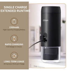 Electric Esspresso Coffee Machine Portable Electric Coffee Maker Set for Outddoor