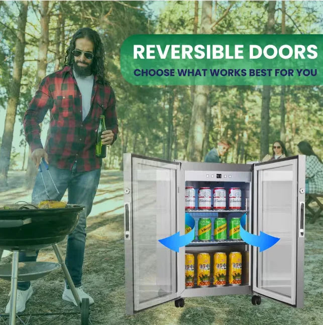 Electric Wine Cooler Outdoor Refrigerator&wine Fridge Integrated Machine
