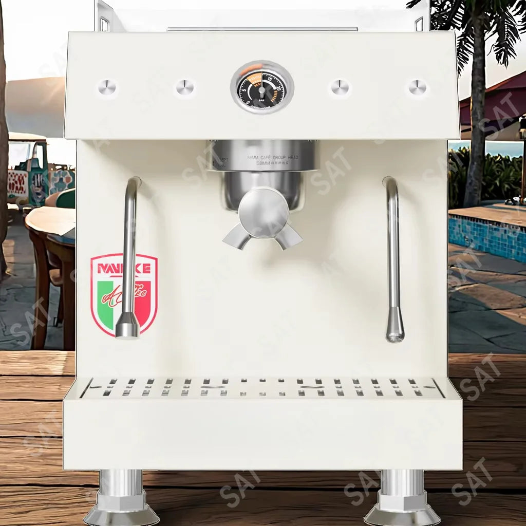-For Electric Stainless Steel Eco-Friendly Espresso Coffee Maker 20 Bars High Pressure Pump Single Brewing Grinder*