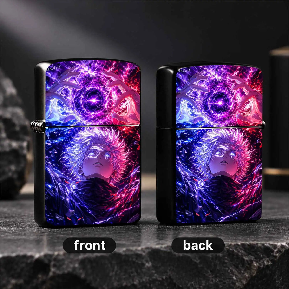 Trendy Anime Jujutsu World Satoru Gojo Cool Special Effect Portable Igniter, Popular 2D Peripheral Item With Stunning Aura, Suitable For All Daily Scenarios, Perfect Thoughtful Gift For Anime Fans And Friends A Humorous And I