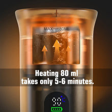 DENOKIN Portable Espresso Coffee Machine With Digital Display 3-in-1 Capsule Coffee Maker for Car & Home Camping Coffee Maker