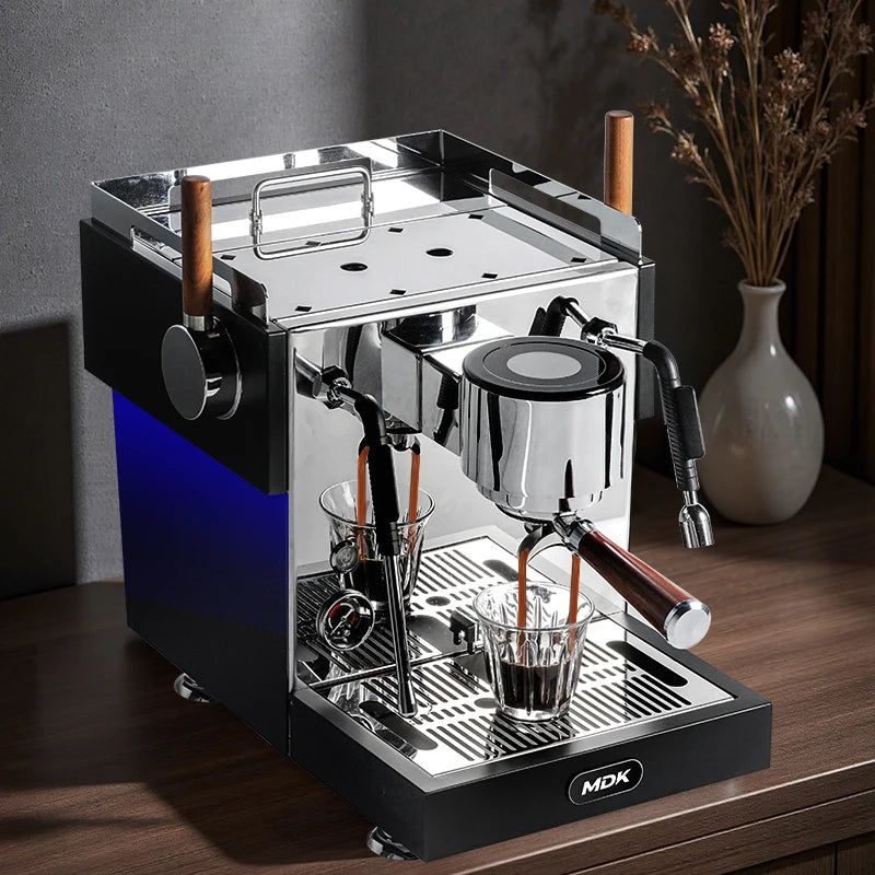 -For MC-11T Electric Stainless Steel Semi-Automatic Cappuccino Espresso Coffee Maker 12 Bar Pressure Hotel RV Outdoor Household*