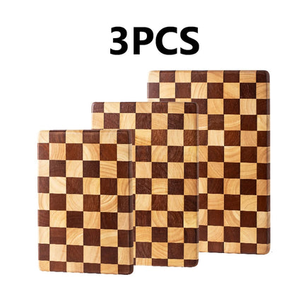WXCOO Cutting Board Solid Wood Household Tray Mosaic Cutting Boards Wooden Cutting Board Mosaic Chopping Blocks Kitchenware