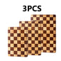 WXCOO Cutting Board Solid Wood Household Tray Mosaic Cutting Boards Wooden Cutting Board Mosaic Chopping Blocks Kitchenware