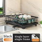 Dish Drying Rack Kitchen Adjustable Stainless Steel Cutting Board Organizer Dish Bowl Drainer Storage Rack Kitchen Utensils