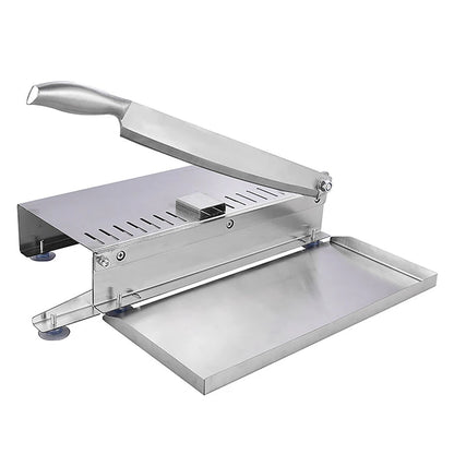 Commercial Manual Frozen Meat Slicer Bone Cutting Tool Stainless Steel Minced Lamb Bone Meat Cutter Chicken Duck Fish Cutting
