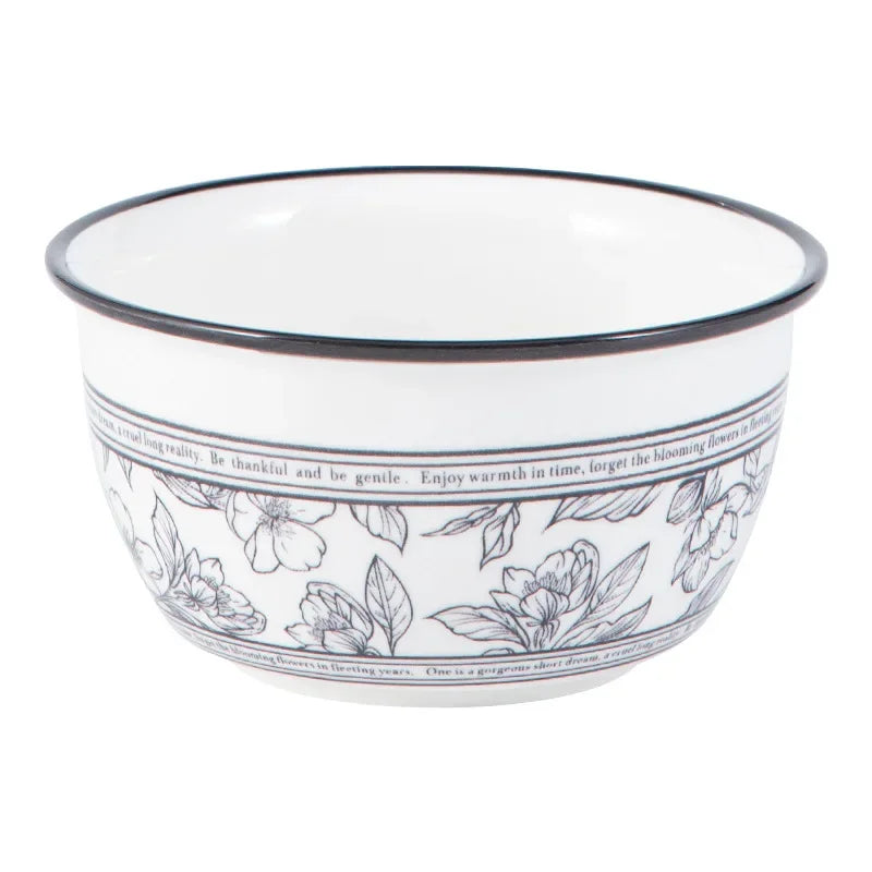 Underglaze Color, Ceramic Tableware, Gift Box Set, Dishes, Soup Bowls, Combination Package.