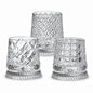 280ml Rotating Whiskey Glass Crystal Rum Glass Cocktail Party Drinking Gift Creative Crystal Premium Beer Glass