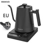 SMANG 1200W Gooseneck Electric Kettle 1L Temperature Control Coffee Kettle Pour Over Coffee Kettle Rapid Heating Kettle