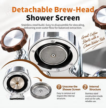 STLF  Hot Selling 58mm Home Espresso Maker, Triple Heating System, Dual Pumps, Home Coffee Maker with Cold Brew Mode