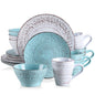vancasso 16/32 Ceremic Plates Dinner Set Stoneware Tableware Set with 4PCS Dinner Plate/Dessert Plate/Bowl/Mug for 4 Person