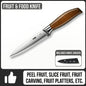 New Upgaded Complete 4-Piece Knife Set with Box - Stainless Steel Cleaver, Chef, Slicing & Paring Knives for All Kitchen Needs