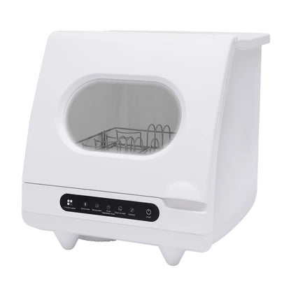 Portable Countertop Dishwasher Compact Dishwasher Mini Countertop Dishwasher 15.74*15.74*17.71in High-Temperature Water Twelve High-Performance Spray Jets Low Noise For Home Apartment Camper Rv