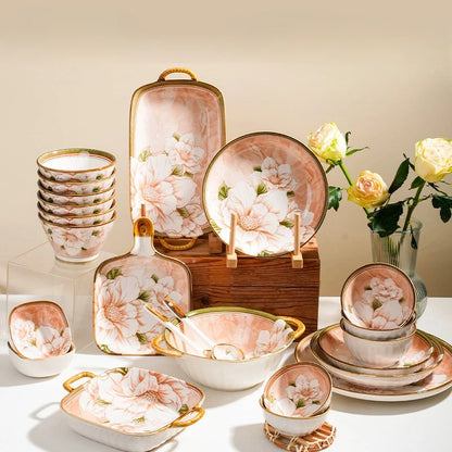 High-quality Ceramic Spoons Wholesale Combinations Household Gift Tableware Sets
