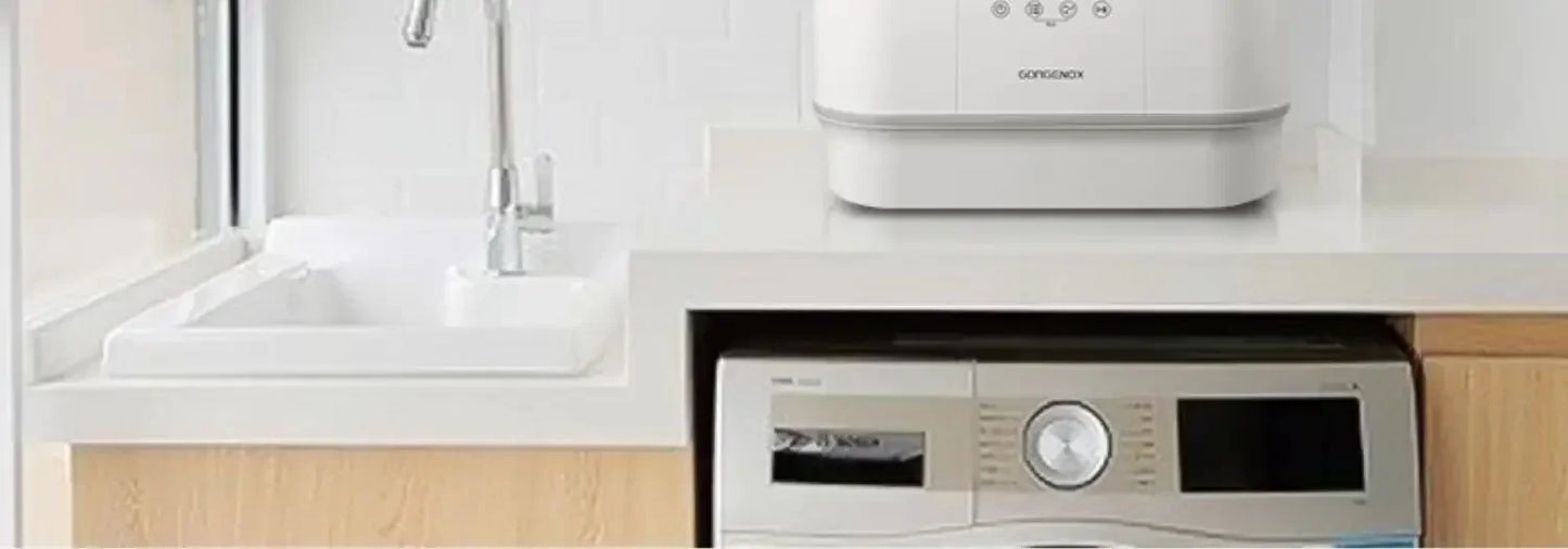 Household tabletop dishwasher fully automatic installation-free top-loading dishwasher small