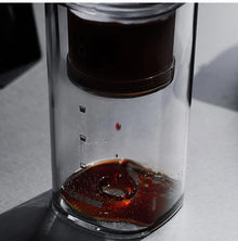 MHW-3BOMBER Iced Coffee Maker 400ml Cold Brewer Portable Cold Brewing Coffee Kettle Glass Coffee Pitcher Summer Camping Tools