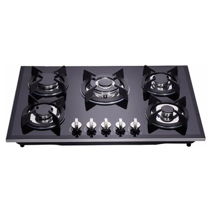 Kitchen Built in Multi 5 Five Burners Gas Gas Cooktops Stove Plate Cooker Hob Gas Stove 5 burner Heater for Household