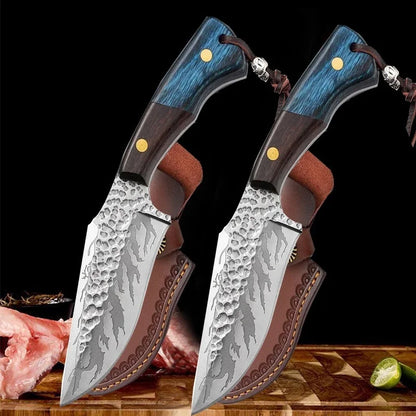 WXCOO Kitchen Knife Durable Meat Cutting Stainless Steel Utility Barbecue Forged Boning Knife Fruit Slicing Cooking Tools