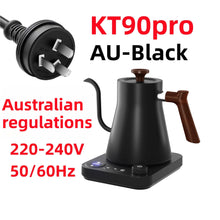 1200W/0.9L Gooseneck Electric Kettle LCD Display Pour Over Kettle for Coffee Tea,Intelligent Temperature Control,Quick Heating