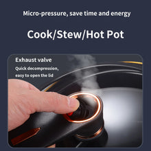 1 Piece of Fat Daddy Micro Pressure Cooker, 7L Large Capacity, 26cm, Suitable for Home Use, Multi-Functional Non-Stick Pot for Stewing and Cooking Soup, Compatible with Induction Cookers and Gas Stoves