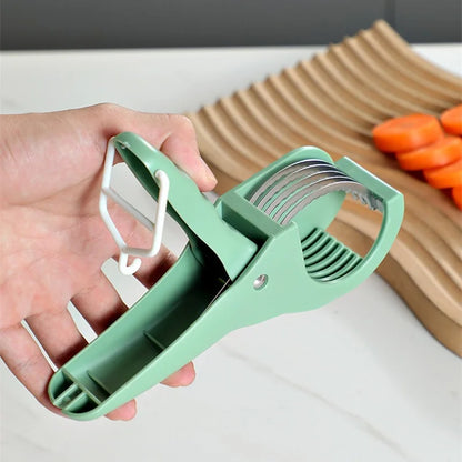 1/2Pcs Kitchen Tools Stainless Steel Vegetable and Fruit Slicer Multi Functional Salad Slicer Gadgets Home Kitchen Accessories