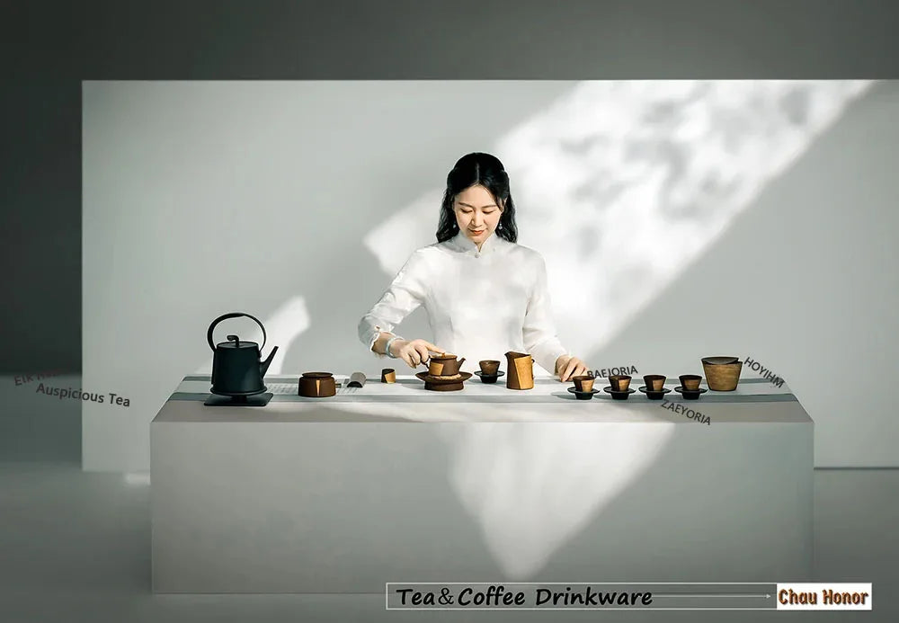 650ml Lotus Pond Moonlight Ceramic Water Jug Heat Insulation Water Kettle Carafe Hot and Cold Water Pitcher Teaware Accessories