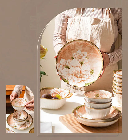 High-quality Ceramic Spoons Wholesale Combinations Household Gift Tableware Sets