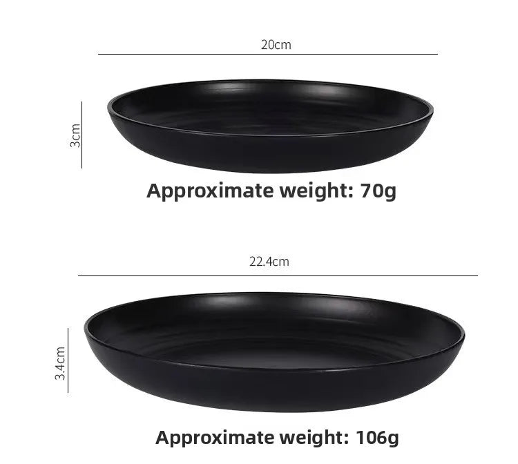 Natural Wheat Straw Tableware Set Dinnerware Sets Biodegradable Unbreakable Plates, Bowls, Cups Lightweight for Kitchen Camping