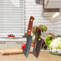 WXCOO Multifunctional Hand Forged Butcher Knife Kitchen Knife Durable Blade for BBQ Meat Cutting Boning Knife Wooden Handle