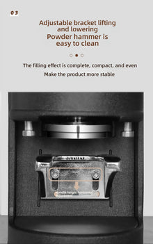 HomeWise TE-2 58mm Automatic Coffee Tamper Machine Touchscreen Electric Espresso Tamper 58.5MM Electric Tamper Adjustable