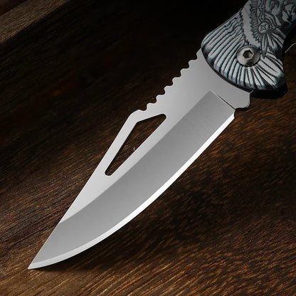 1Pcs Folding Knife Ideal for Eating Meat Cutting Fruit Roasting Sheep Made of Quality Stainless Steel Essential Kitchen Tool