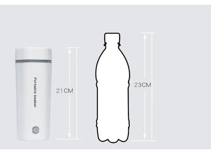 220V 110V 24V 12V Car Home Electric Thermos Bottles EU US UK Plug Portable Outdoor Travel Boil Water Coffee Flasks Kettle