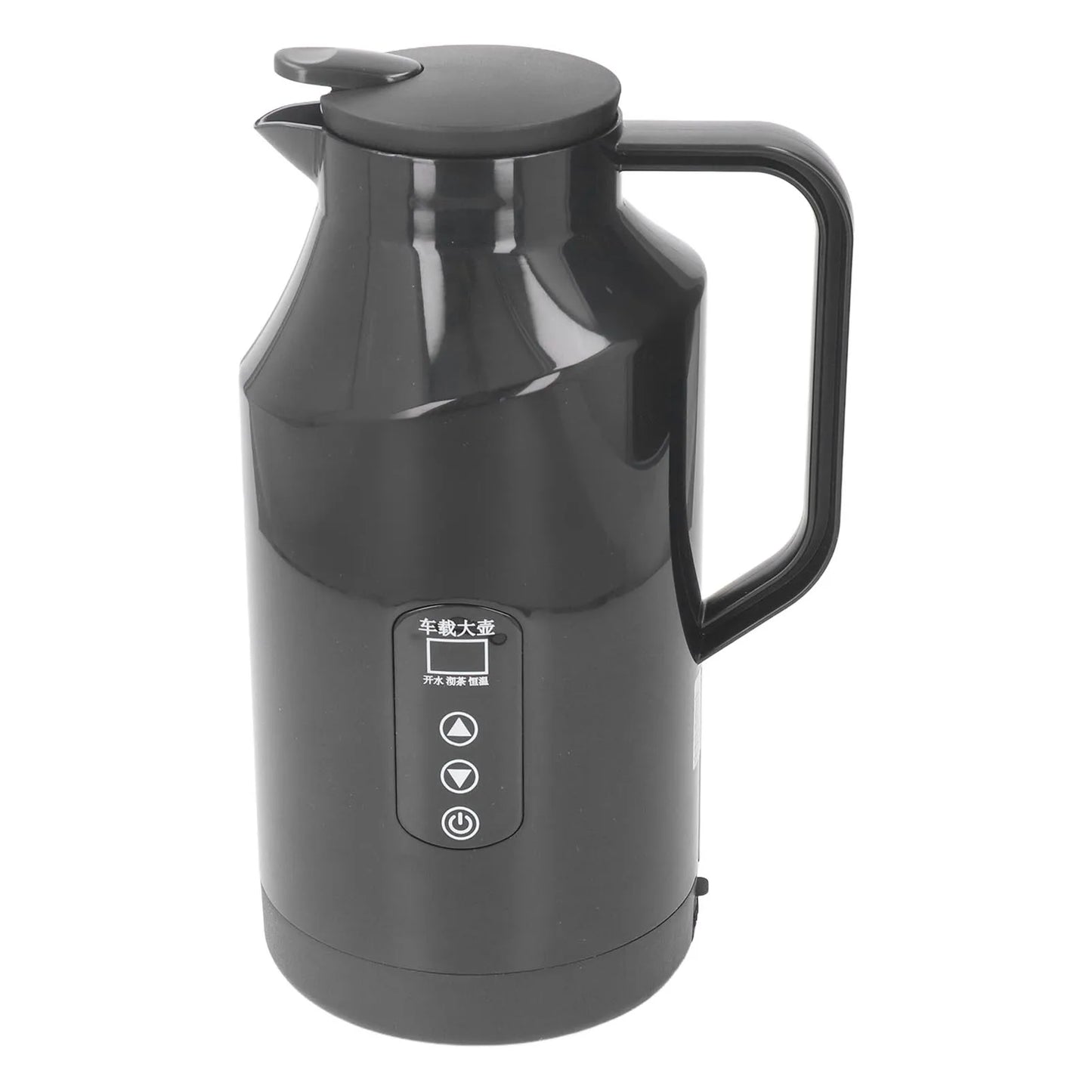 1500ML Car Hot Kettle Portable Water Heater Auto 12V 24V for Tea Coffee Stainless Steel Display with Cigarette Lighter Plug