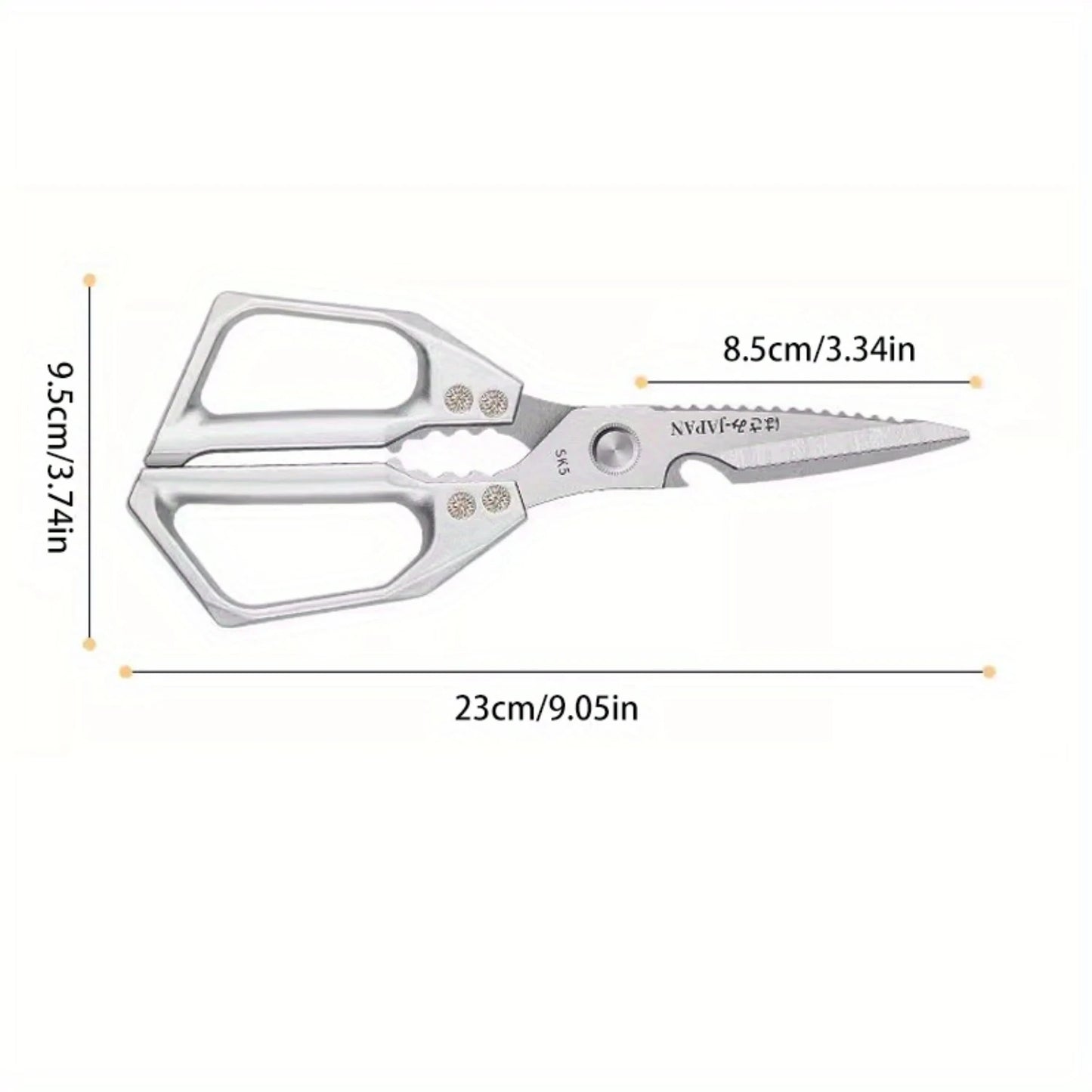Sharp Stainless Steel Kitchen Scissors Poultry Shears Fish Bone Remover Multifunctional Meat Food Cutter Scissors For Kitchen