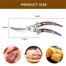 Stainless Steel Chicken Bone Scissors Household Powerful Multifunction Shear Chicken Bone Seafood Kitchen Tool Scissors