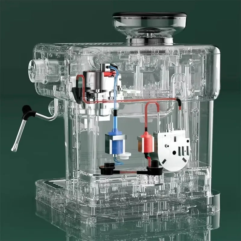 oo-New arrival Metal Professional Espresso Machine 20 Bar Commercial Espresso Machine With Grinder for Household Hotel