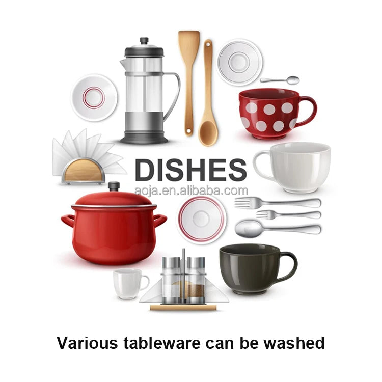 AOJA Dishwashers Professional Portable Table-top Full-automaticHome Kitchen Appliance  Mini Dishwasher Portable Dish Washer