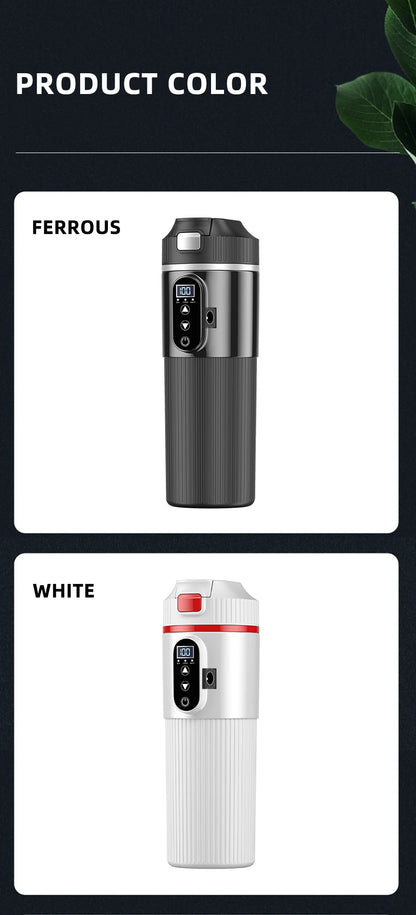 12V/24V Car Kettle Portable Electric Travel Kettle Car Heater 500ML Hot Water Boiler Small Hot Water Heater For Tea Coffee Milk
