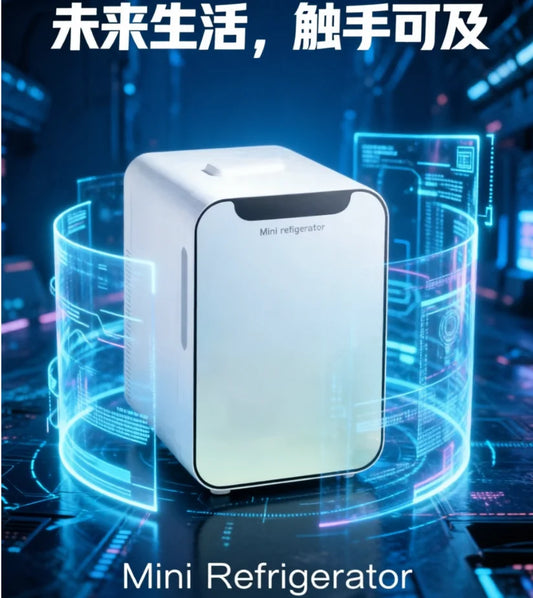 220V Mini Refrigerator Small Household Dormitory Car Mounted Refrigerator Mini Student Refrigeration Single Person Small  HCB1