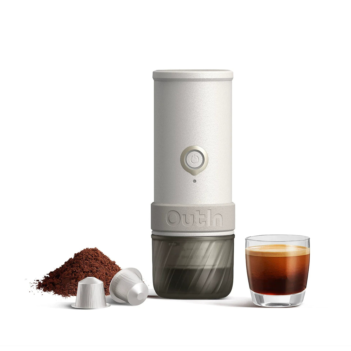 Outin Mino Portable Electric Coffee Maker Small Espresso Extraction Machine For Capsule Coffee Outdoor Travel Home Use