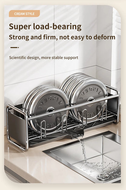 Dish Drying Rack Bowl Drainer Over Sink Drainer Draining Rack Organizer Kitchen Sink Basket Tableware Narrow Cup Holder Shelf
