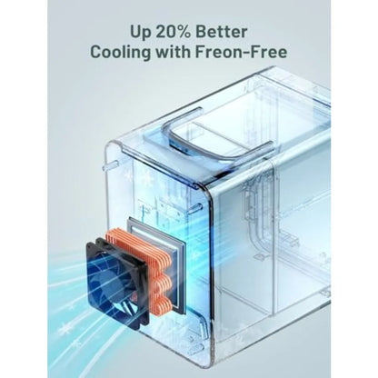 Skincare Mini Fridge 6L/8 Can with LED Mirror, Portable Cooler and Warmer Mini Fridge for Home/Car, Portable Thermoelectric Ref
