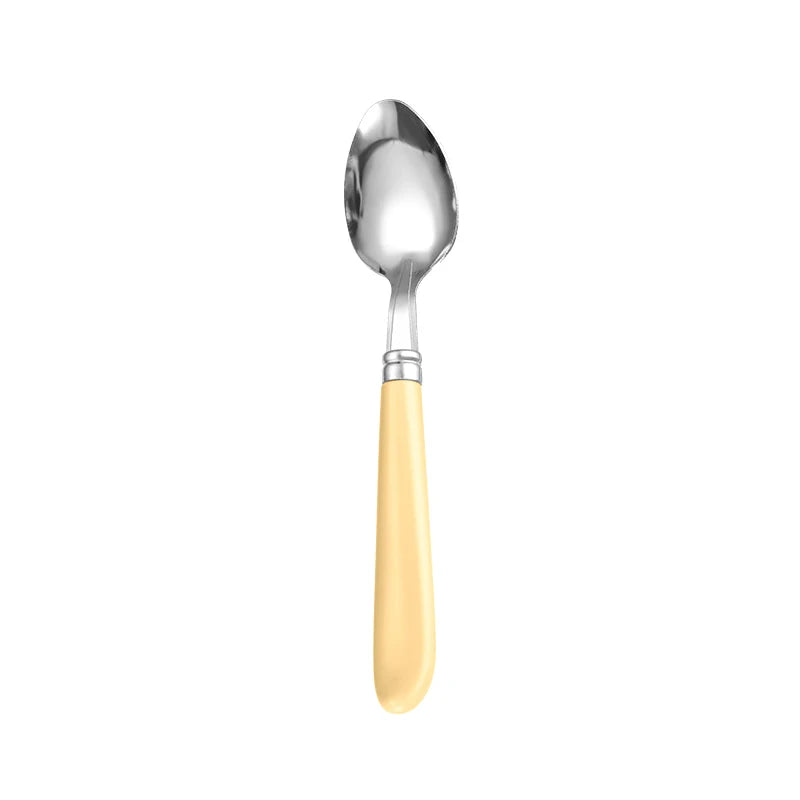 2Pcs/Set Portable Spoon Fork Combination Travel Tableware Set Stainless Steel Dinnerware With Box For Kid School Cutlery