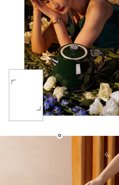 220V 1.5L Household Electric Kettle Water Boiling Cooking Pot Fast Heating Kettle With Stainless Steel Inner 3 Color Available