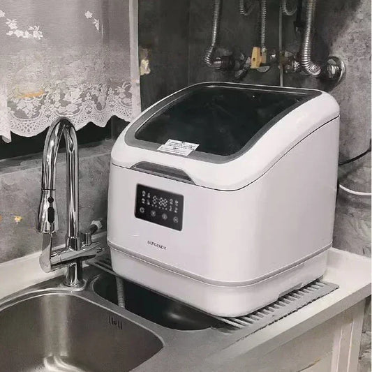 Household tabletop dishwasher fully automatic installation-free top-loading dishwasher small