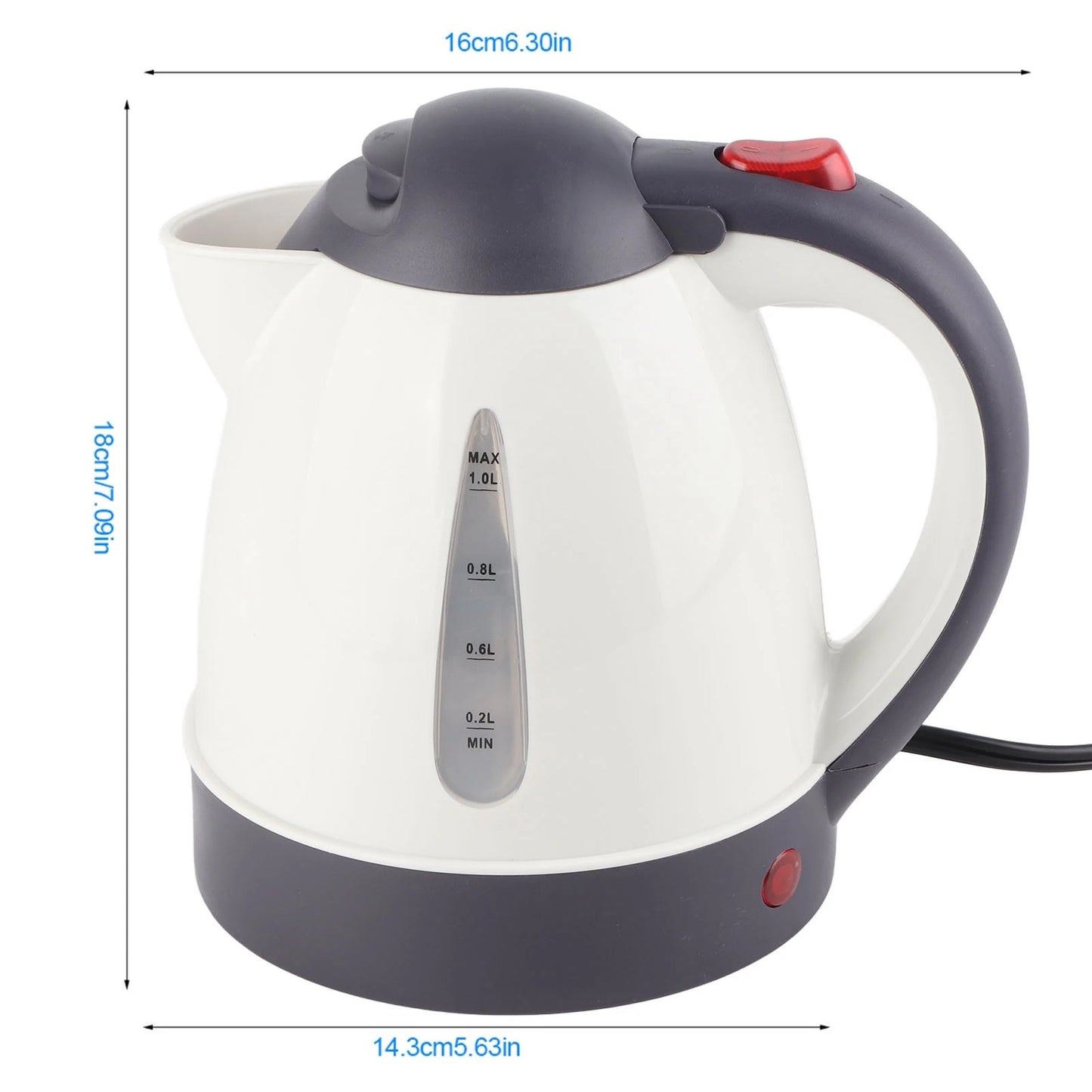 Portable 1000ml 24V Travel Car Truck Kettle Water Heater Bottle For Tea Coffee Making
