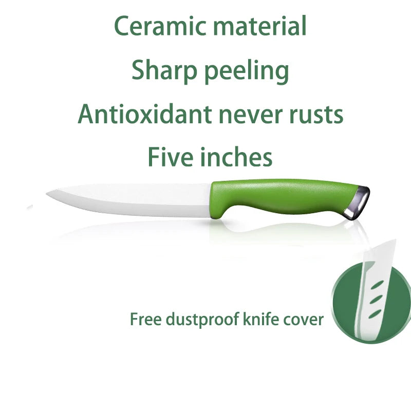Ceramic Knife 4 5 6 Inch Knives Kitchen Set White Blade Chef Utility Paring Vegetable Slicing Ceramic Knives Kitchen Accessories
